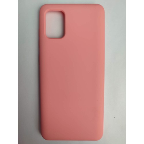 Чехол силиконовый Samsung A31 Silicone Cover Nano розовый