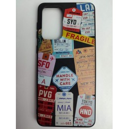 Чехол силиконовый Samsung A33 Black Print (004)