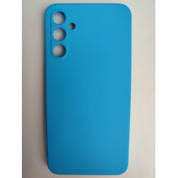 Чехол силиконовый Samsung А34 Silicone Cover Nano лазурный