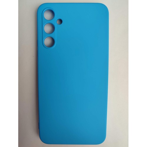 Чехол силиконовый Samsung А34 Silicone Cover Nano лазурный