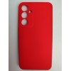 Чехол силиконовый Samsung A34 Soft Touch матовый красный