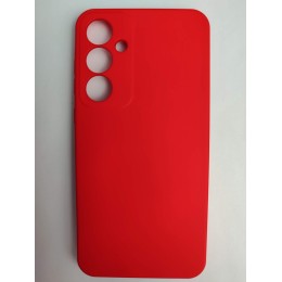 Чехол силиконовый Samsung A34 Soft Touch матовый красный