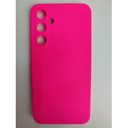 Чехол силиконовый Samsung A35 Silicone Cover Nano фуксия
