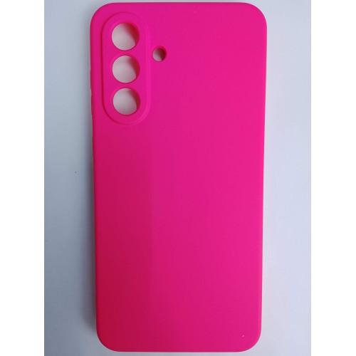 Чехол силиконовый Samsung A36/A56 Silicone Cover без лого фуксия