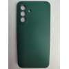 Чехол силиконовый Samsung A36 Silicone Cover Nano темно-зеленый
