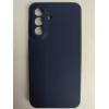 Чехол силиконовый Samsung A37 Silicone Cover без лого темно-синий