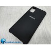 Чехол силиконовый Samsung A41 Silicone Case Soft Touch черный
