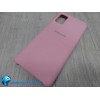 Чехол силиконовый Samsung A41 Silicone Case Soft Touch розовый