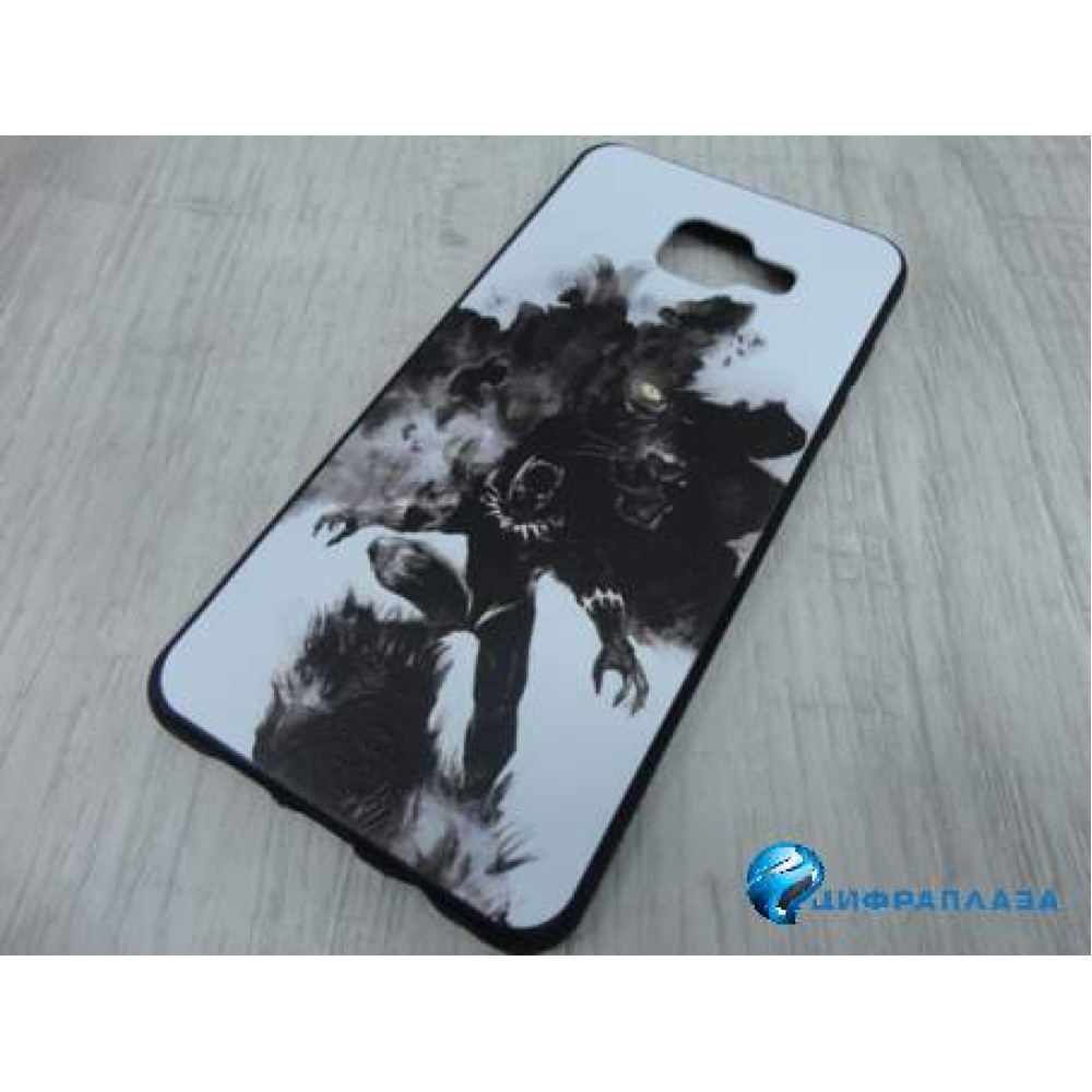 Чехол силиконовый Samsung А5 2016 (А510) с рисунком (02)