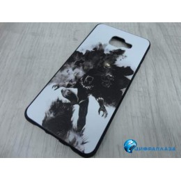 Чехол силиконовый Samsung А5 2016 (А510) с рисунком (02)