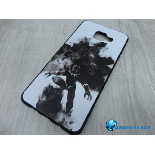 Чехол силиконовый Samsung А5 2016 (А510) с рисунком (02)