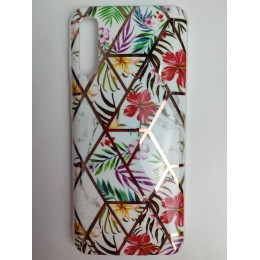 Чехол силиконовый Samsung A50 мозайка (05)