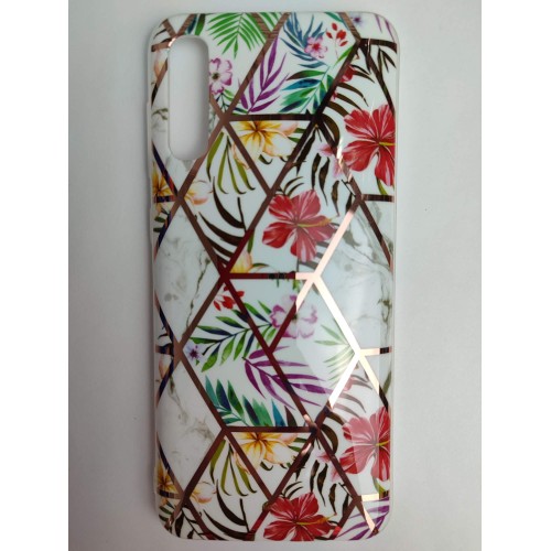 Чехол силиконовый Samsung A50 мозайка (05)