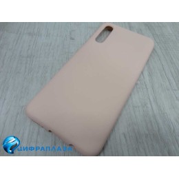 Чехол силиконовый Samsung A50 Silicone Cover Nano розовый песок