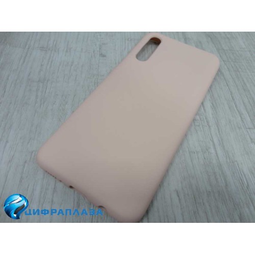 Чехол силиконовый Samsung A50 Silicone Cover Nano розовый песок