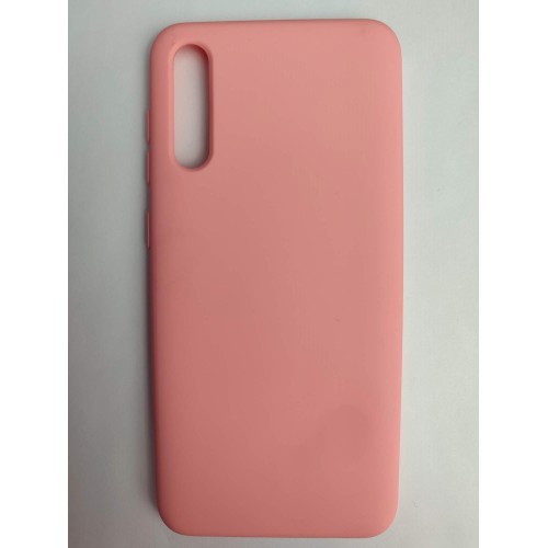 Чехол силиконовый Samsung A50 Silicone Cover Nano розовый