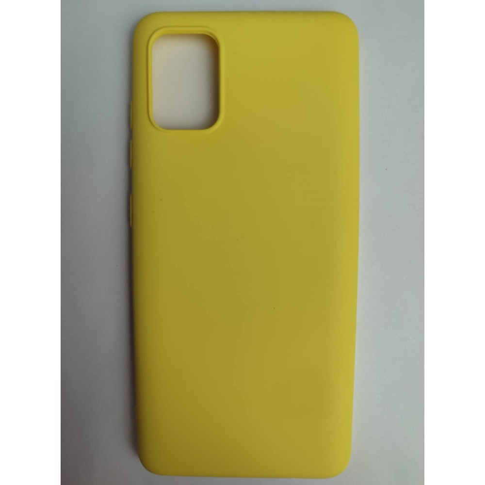 Чехол силиконовый Samsung A51 Silicone Cover Nano желтый