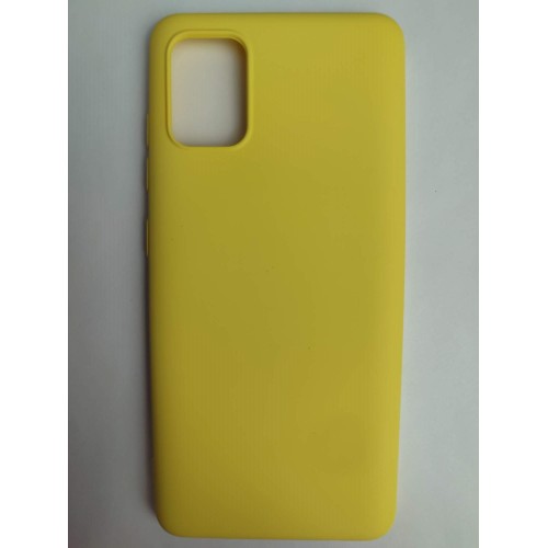 Чехол силиконовый Samsung A51 Silicone Cover Nano желтый