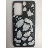 Чехол силиконовый Samsung A52 Black Print (005)