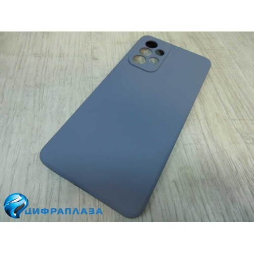 Чехол силиконовый Samsung A53 Silicone Case New Era серый