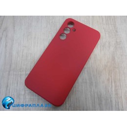 Чехол силиконовый Samsung А54 Silicone Cover Nano 2mm вишневый