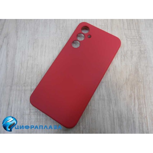 Чехол силиконовый Samsung А54 Silicone Cover Nano 2mm вишневый