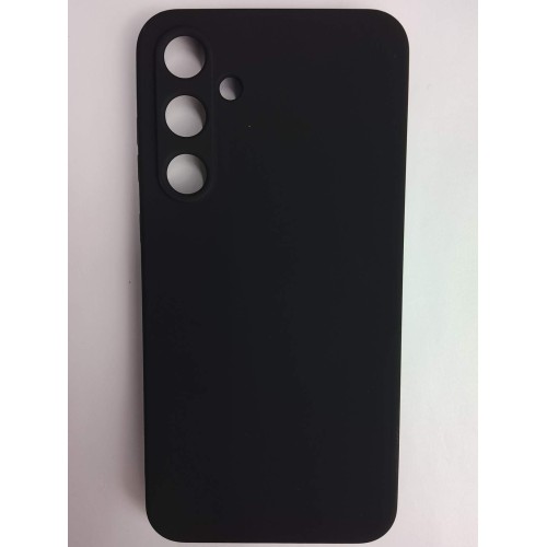 Чехол силиконовый Samsung A55 Silicone Cover без лого черный