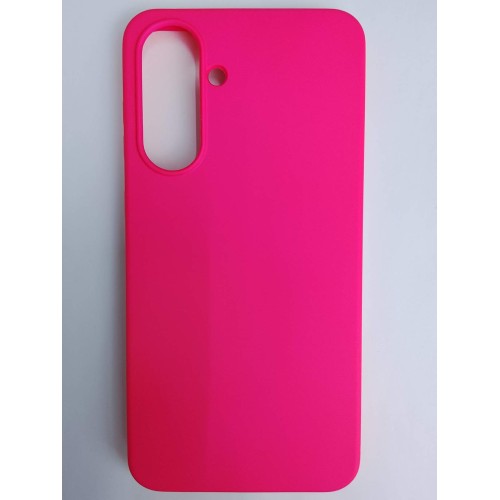 Чехол силиконовый Samsung A56/A36 Silicone Cover без лого фуксия