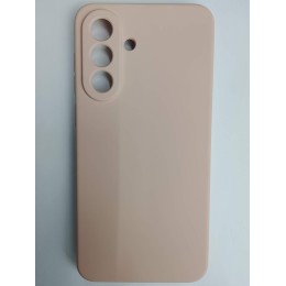 Чехол силиконовый Samsung A56/A36 Silicone Cover без лого пудра