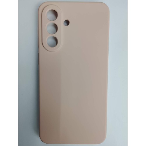 Чехол силиконовый Samsung A56/A36 Silicone Cover без лого пудра