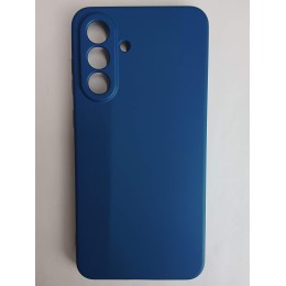 Чехол силиконовый Samsung A56/A36 Silicone Cover без лого синий