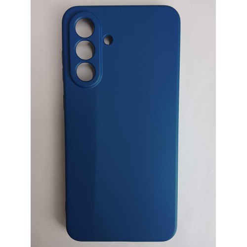 Чехол силиконовый Samsung A56/A36 Silicone Cover без лого синий