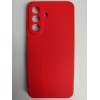 Чехол силиконовый Samsung A57 Silicone Cover без лого красный