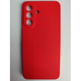 Чехол силиконовый Samsung A57 Silicone Cover без лого красный