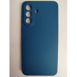 Чехол силиконовый Samsung A57 Silicone Cover без лого темно-синий