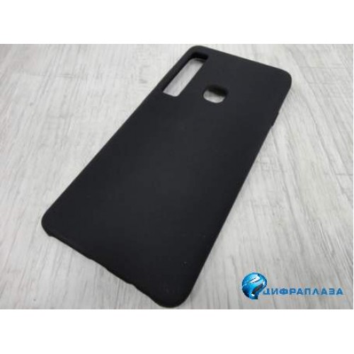 Чехол силиконовый Samsung A9 2018 Silicone case черный