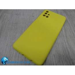 Чехол силиконовый Samsung M31S Silicone Case New Era желтый