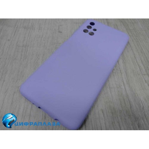 Чехол силиконовый Samsung M31S Silicone Cover Nano 2mm сиреневый