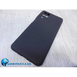 Чехол силиконовый Samsung M32 Just 1mm с ЗАЩИТОЙ камеры mate черный
