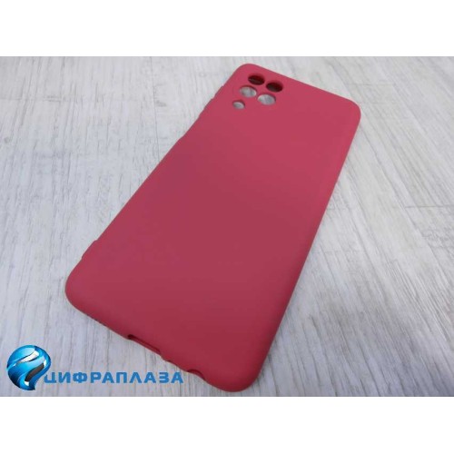 Чехол силиконовый Samsung M32 Silicone Cover Nano вишневый