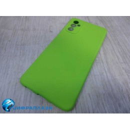 Чехол силиконовый Samsung M52 Silicone Cover Nano зеленый