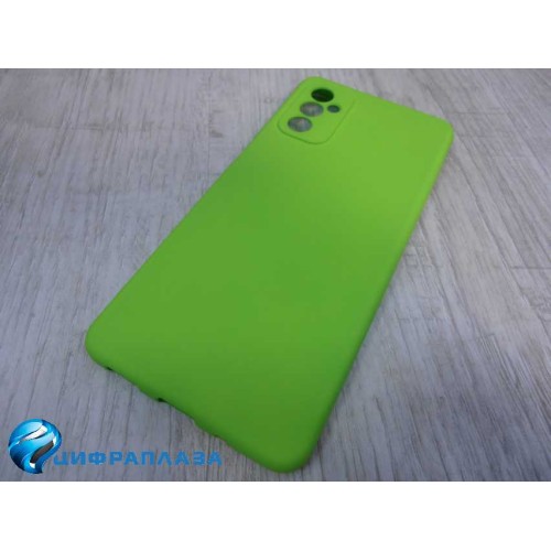 Чехол силиконовый Samsung M52 Silicone Cover Nano зеленый