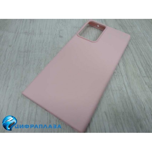 Чехол силиконовый Samsung Note 20 Ultra Silicone Case New Era светло-розовый