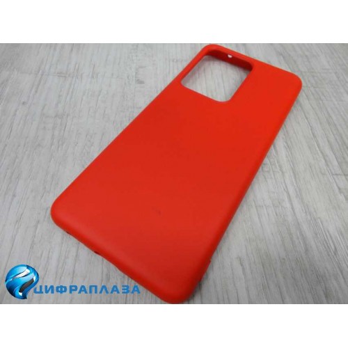 Чехол силиконовый Samsung S20 Ultra Silicone Case New Era красный