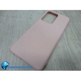 Чехол силиконовый Samsung S20 Ultra Silicone Case New Era светло-розовый