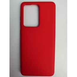 Чехол силиконовый Samsung S20 Ultra Silicone Cover Nano красный