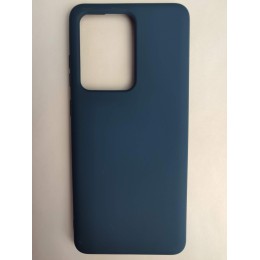 Чехол силиконовый Samsung S20 Ultra Silicone Cover Nano темно-синий