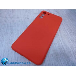 Чехол силиконовый Samsung S21 Plus Silicone Cover красный