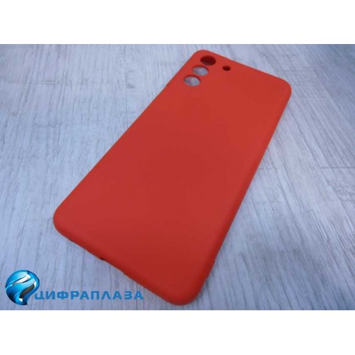 Чехол силиконовый Samsung S21 Plus Silicone Cover красный