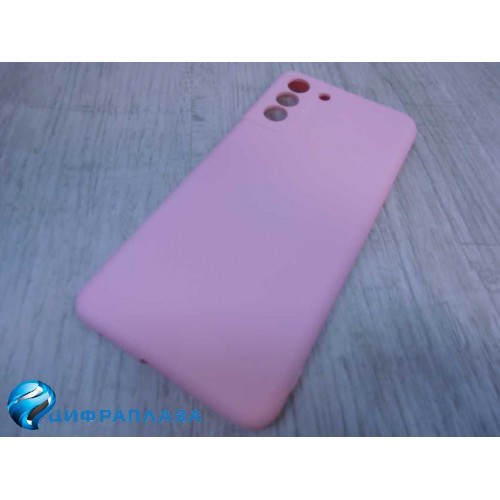 Чехол силиконовый Samsung S21 Plus Silicone Cover розовый